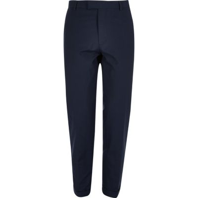 Blue skinny fit trousers
